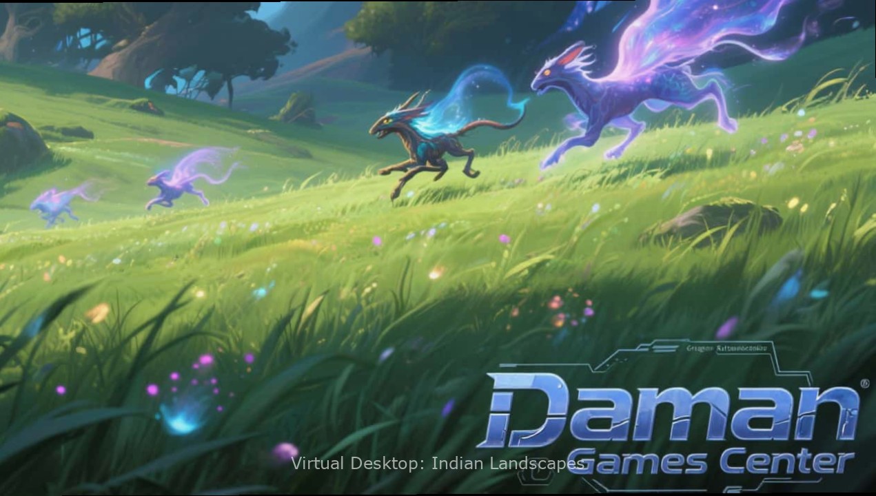 Virtual Desktop: Indian Landscapes - Holi Event Virtual Desktop: Indian Landscapes - Holi Festival Event with game watermark